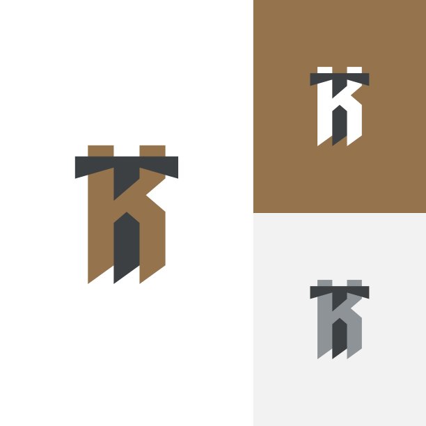 logo字母k图形设计