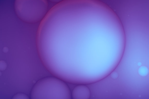紫色梦幻圆圈背景