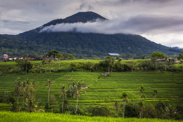 地形,火山地形,日落