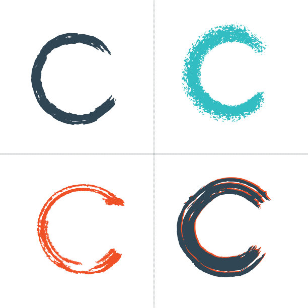 c字母logo设计,标志设计