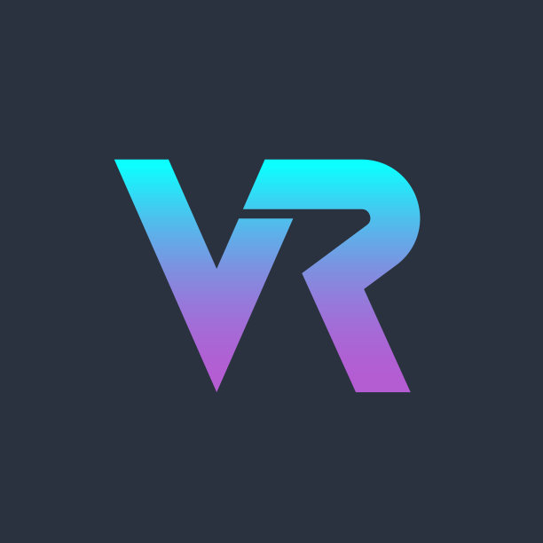 vr字母logo