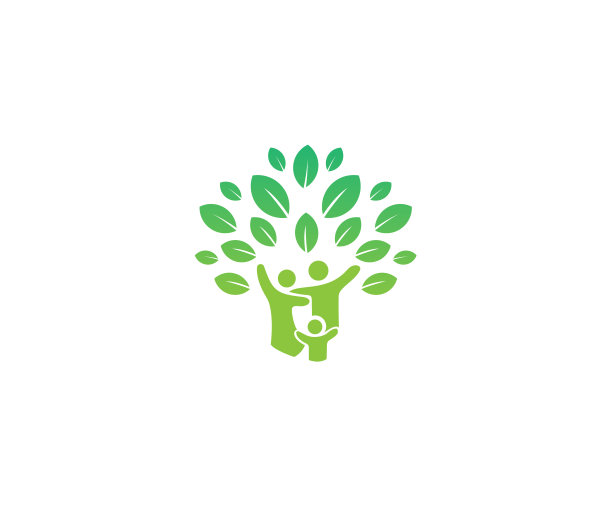 绿色标志logo