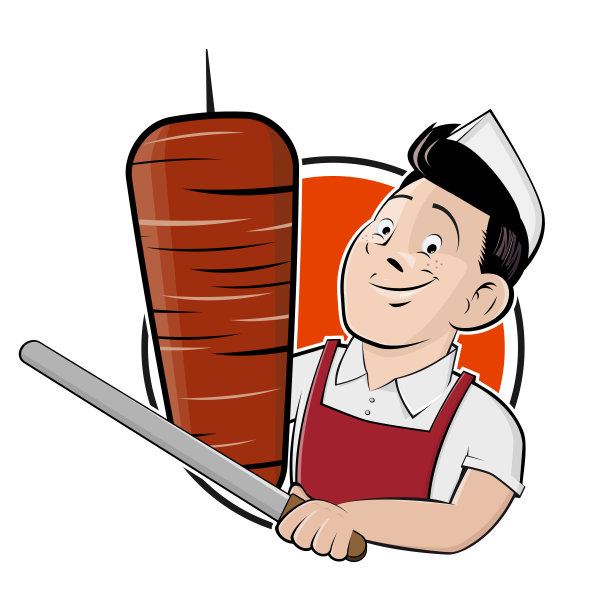 卡通餐饮logo