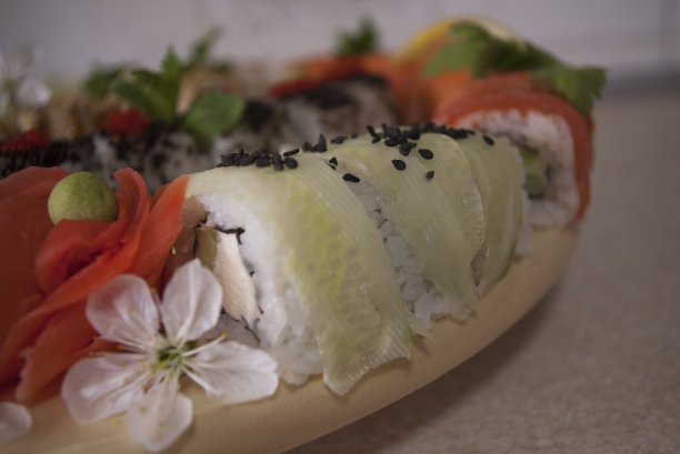 寿司店 日式料理 樱花