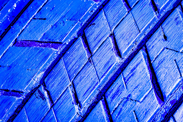 蓝色3d油漆水彩抽象背景