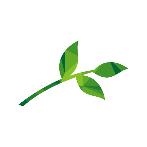 绿叶标志植物logo