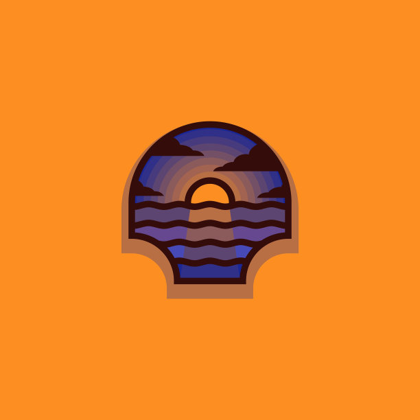 橙色logo设计