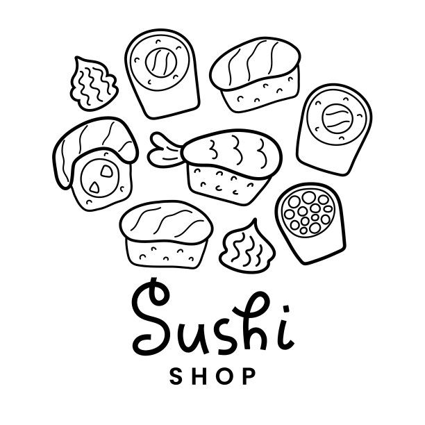 寿司三文鱼logo