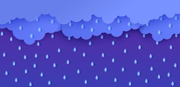 雨天海报