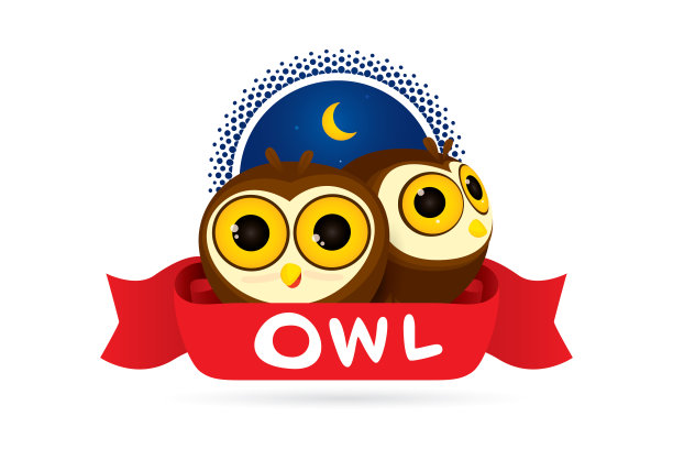 猫头鹰主题logo