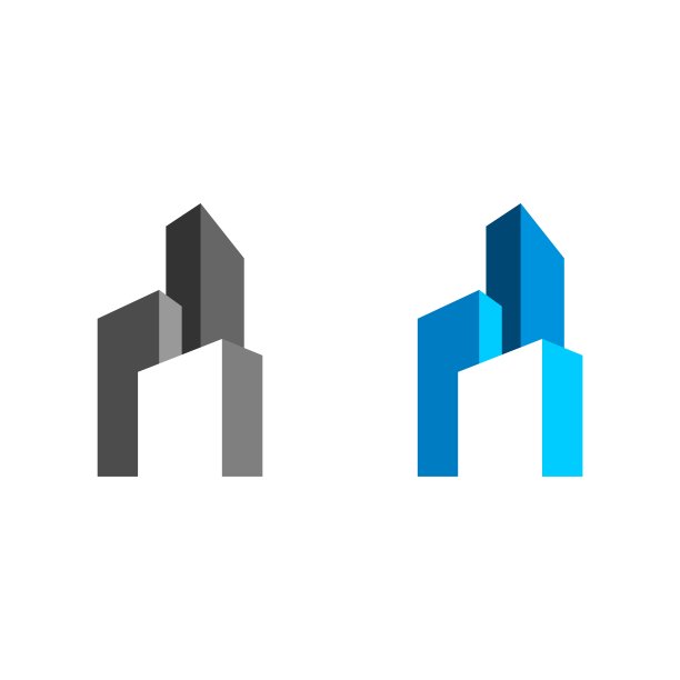 现代科技商务logo 