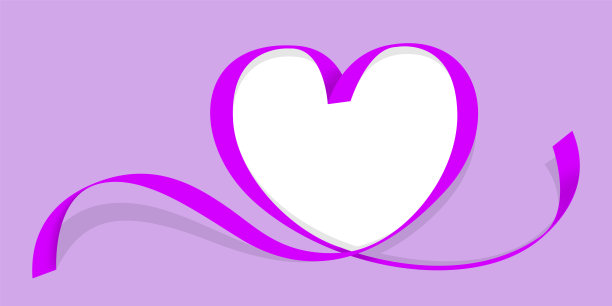情人节海报紫色
