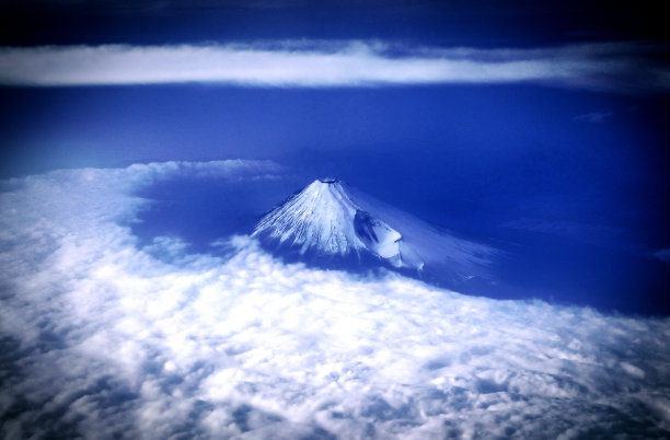 壮丽的富士山