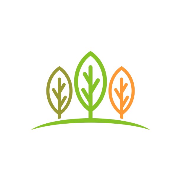 绿色环保叶子logo