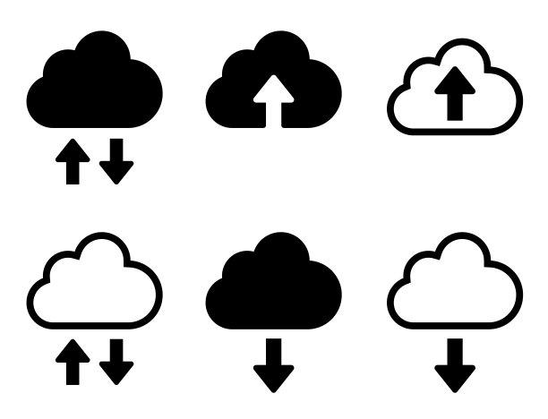 云下载服务icon图标设计