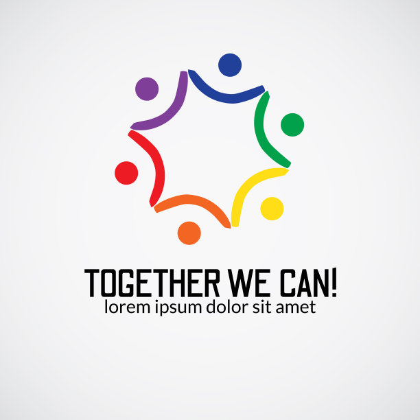 logo设计 团结 集体 logo