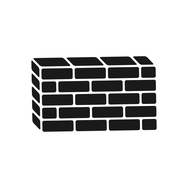 黑色长方形logo墙背景
