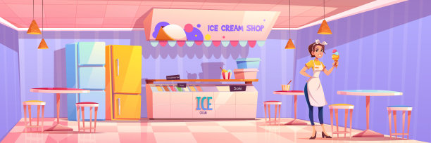 冰淇淋冰柜
