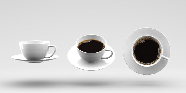 咖啡杯效果图