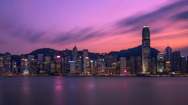香港印象金色