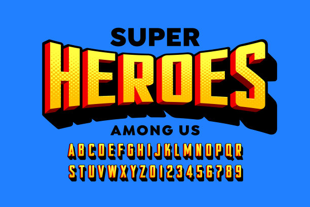 超级英雄海报