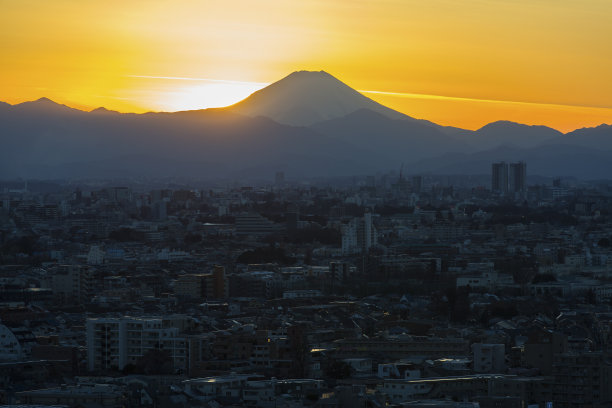 富士山城市风光