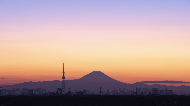 富士山城市风光