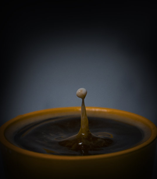 咖啡奶茶创意背景