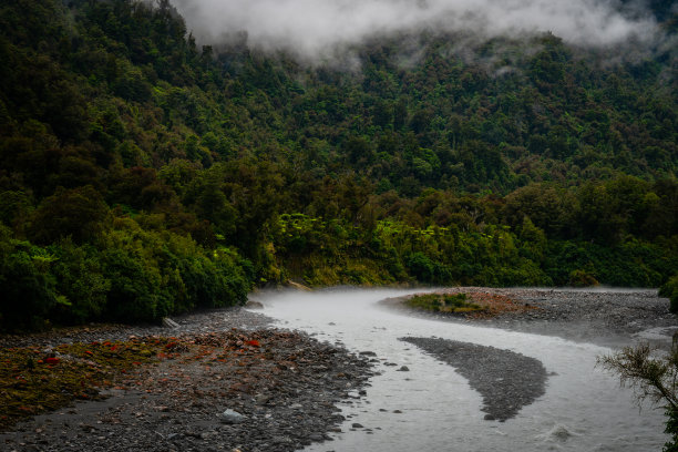 高山河滩