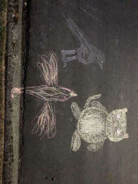 街头小孩画画