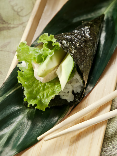 日料 寿司 美食 海草