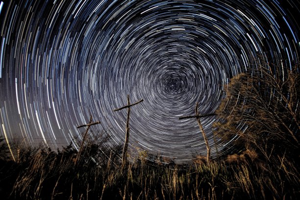 繁星点点蓝色动态宇宙