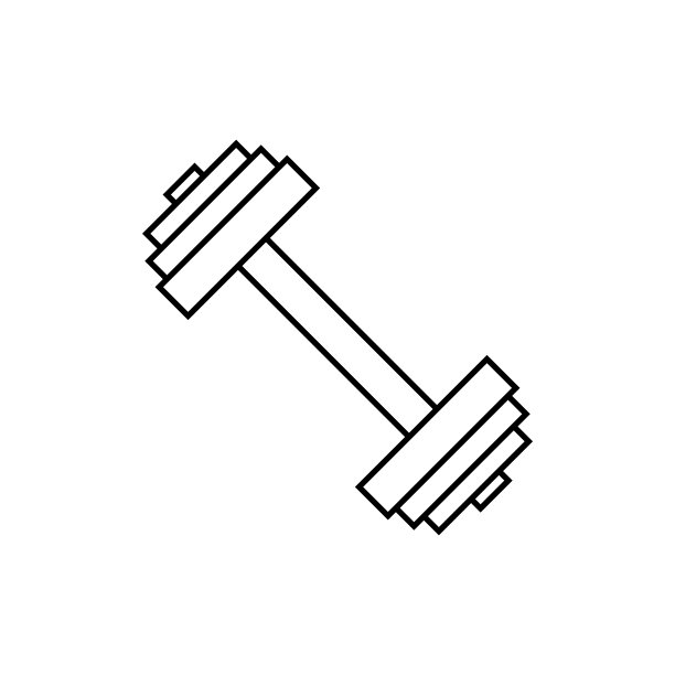 杠铃logo