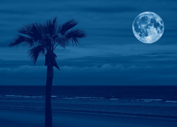 月光沙滩