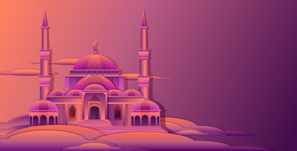 清真寺插画