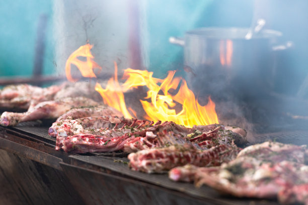 烤肉烧烤bbq野餐牛排美食餐饮