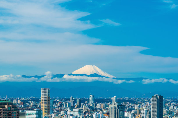 富士山城市风光