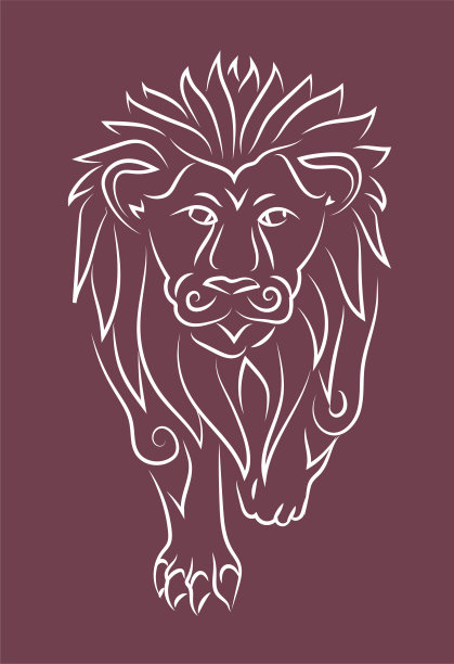 狮子logo设计