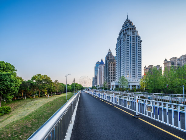 北京城市公路夜景