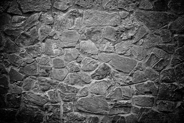墙壁砖墙碎石纹理