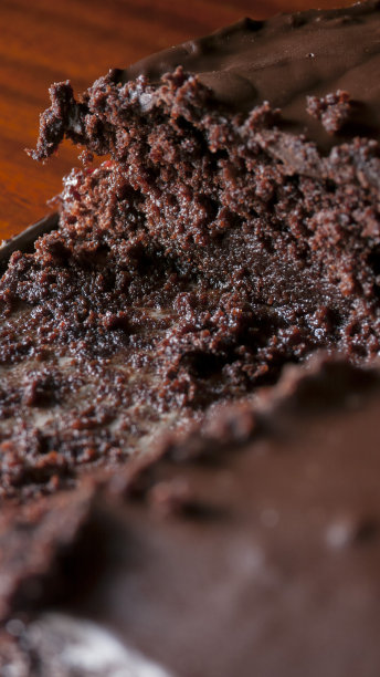 巧克力切块蛋糕