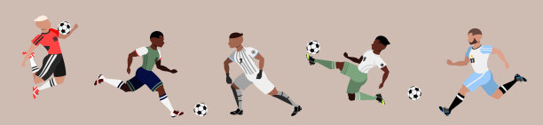 足球运动插画海报