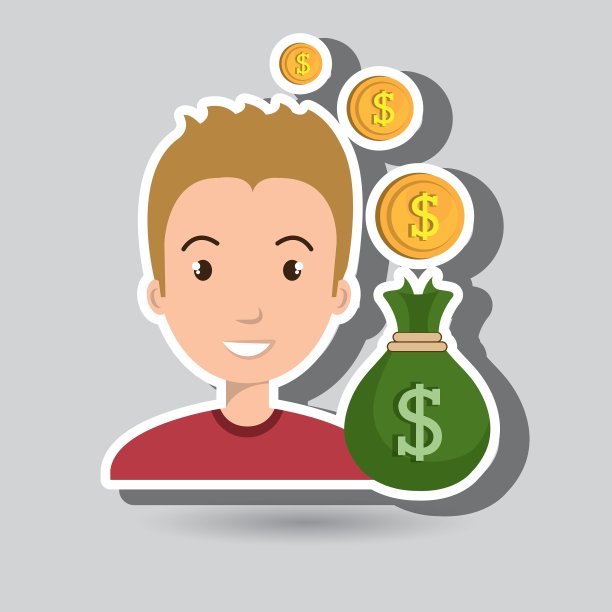 男人,金色头发,商务,金融,图像,矢量,包