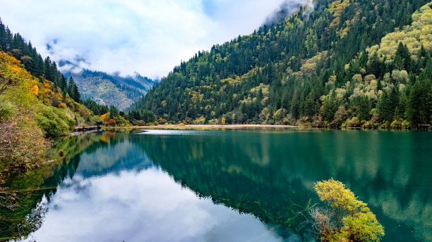 河流流水背景图片