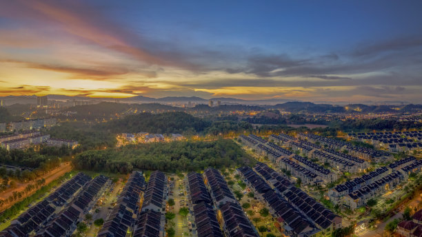 城市建筑风景自然风光背景