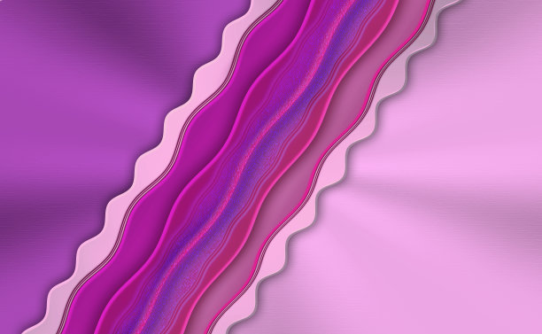 紫色几何线条