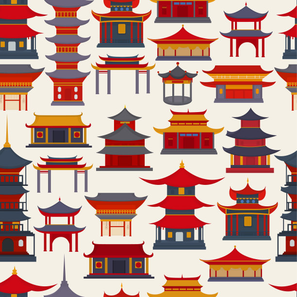 中式传统纹样无缝图案贴图