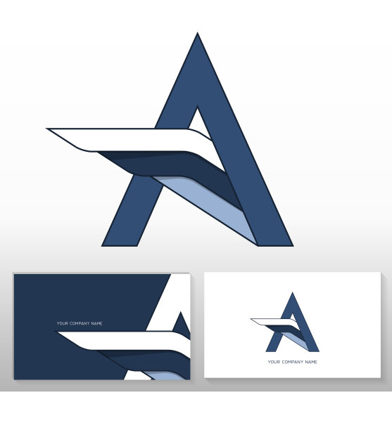 ad字母logo创意设计