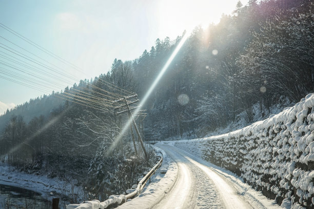 雪天路滑