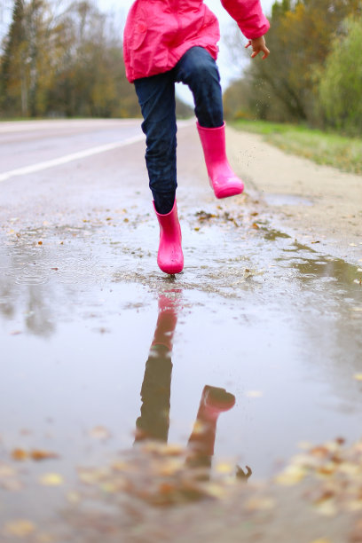 雨中少女